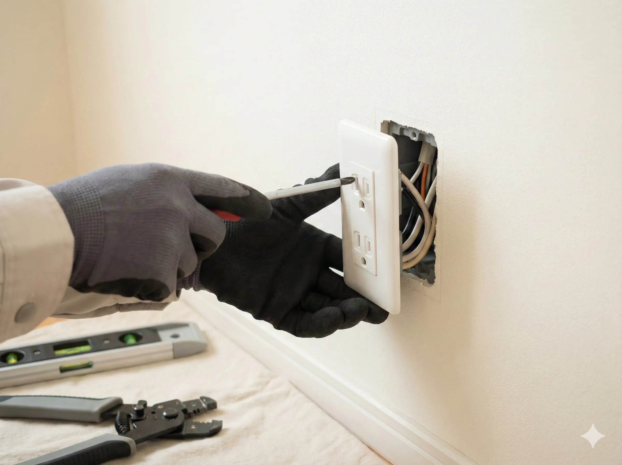 キッチンのコンセント増設